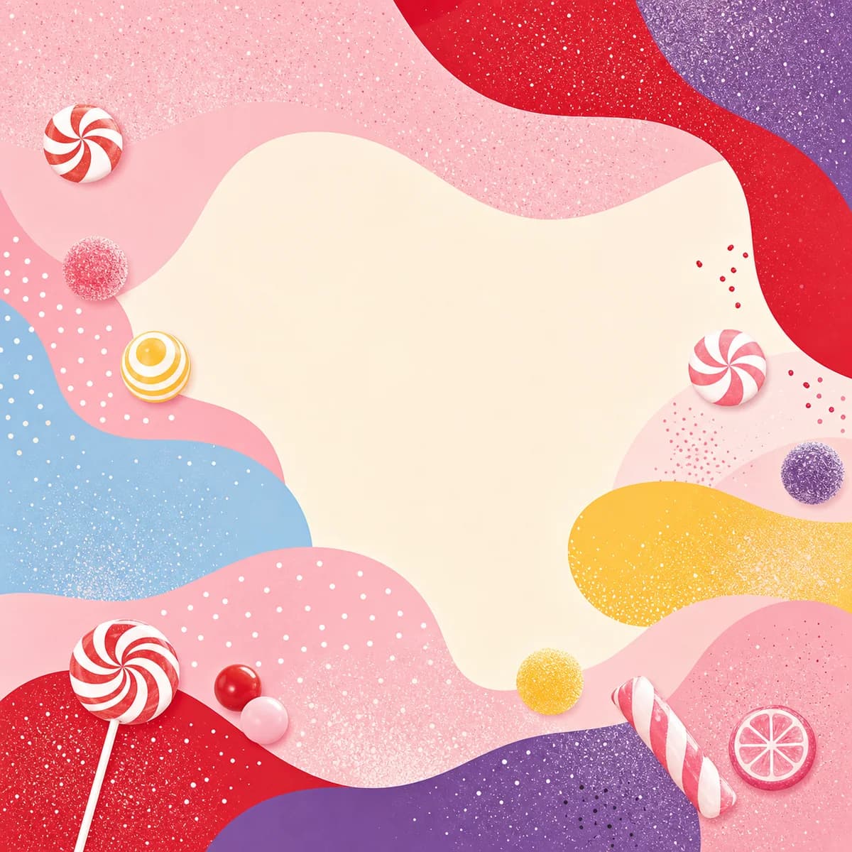Seasonal pouch artwork planning scene
