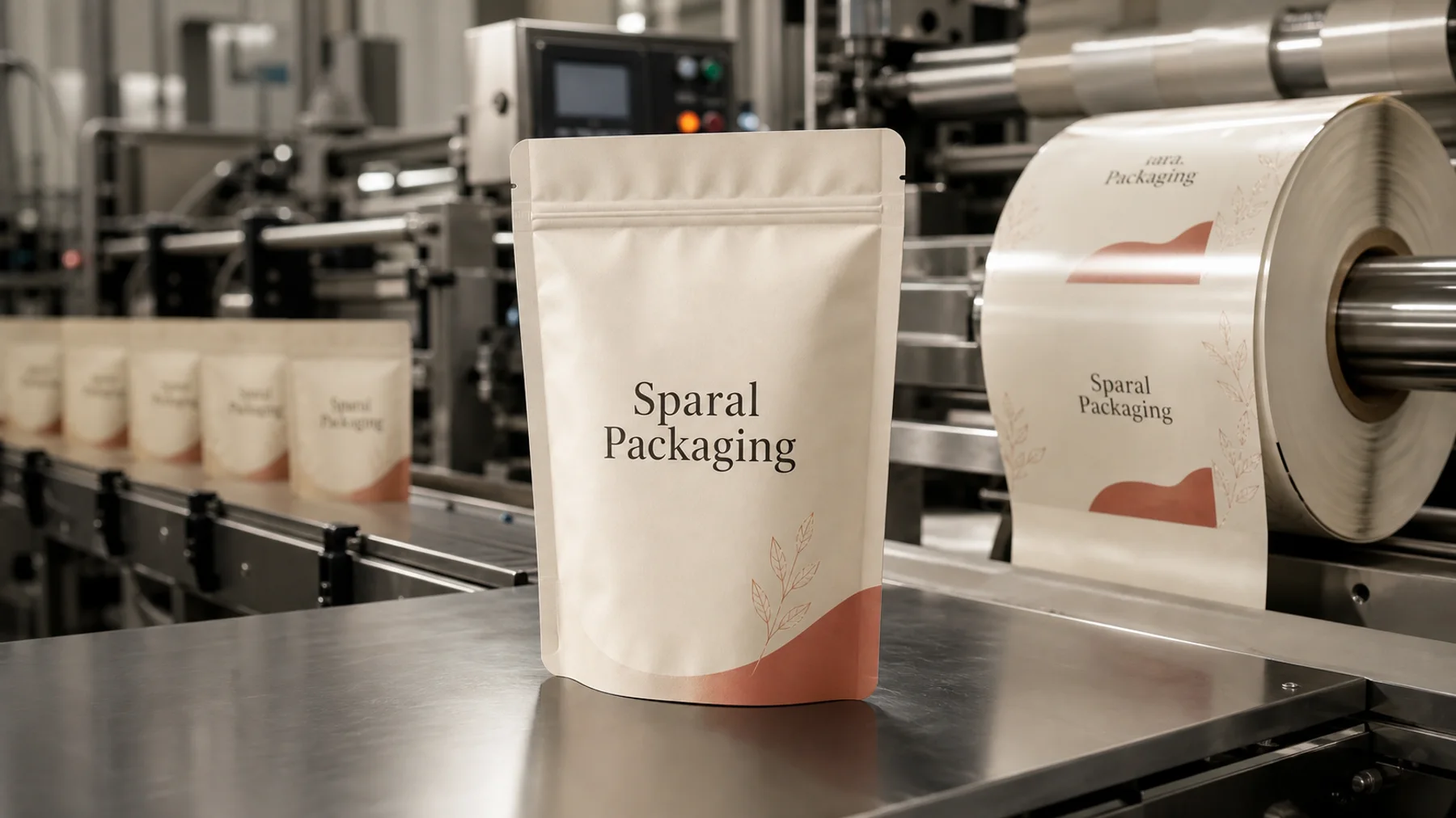 Custom pouch production workflow materials and samples