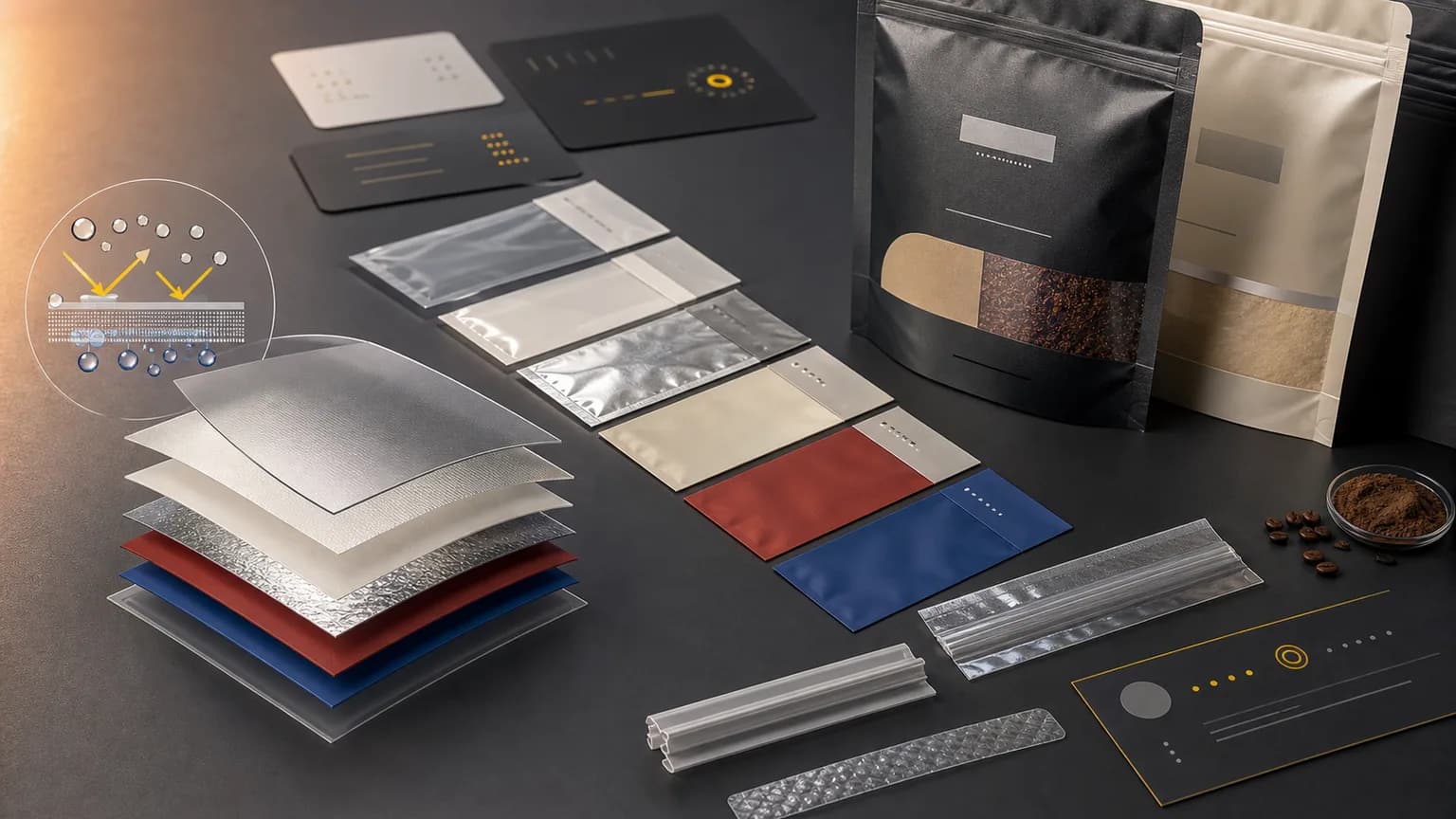 High-barrier pouch material layers by Sparal Packaging