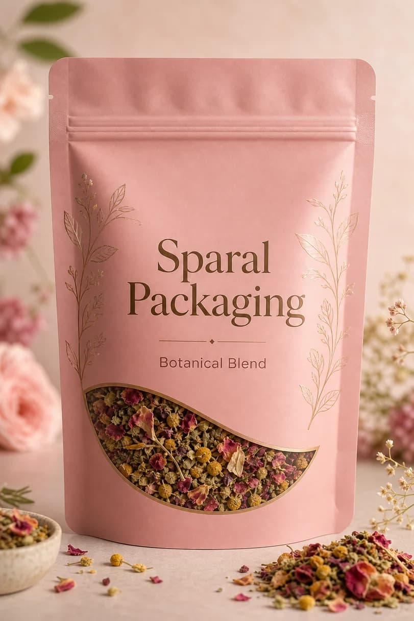 Clear-window pouch packaging by Sparal Packaging