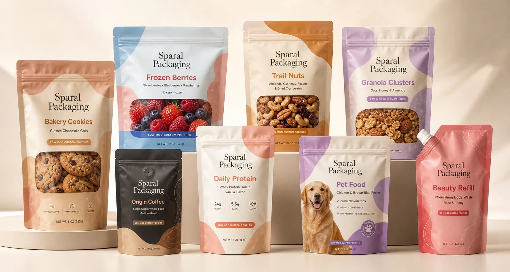 Food pouch packaging systems by Sparal Packaging