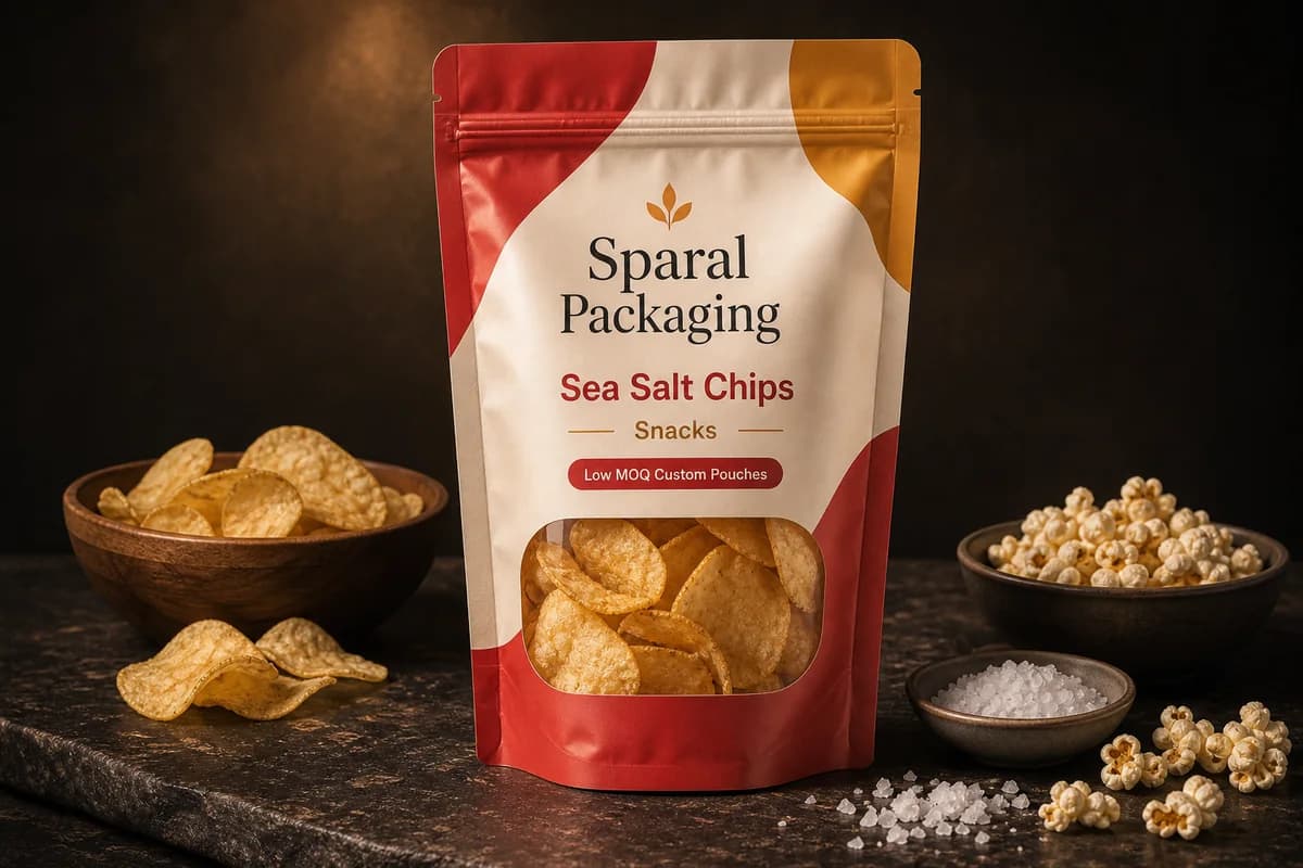 Snack custom pouch packaging market system