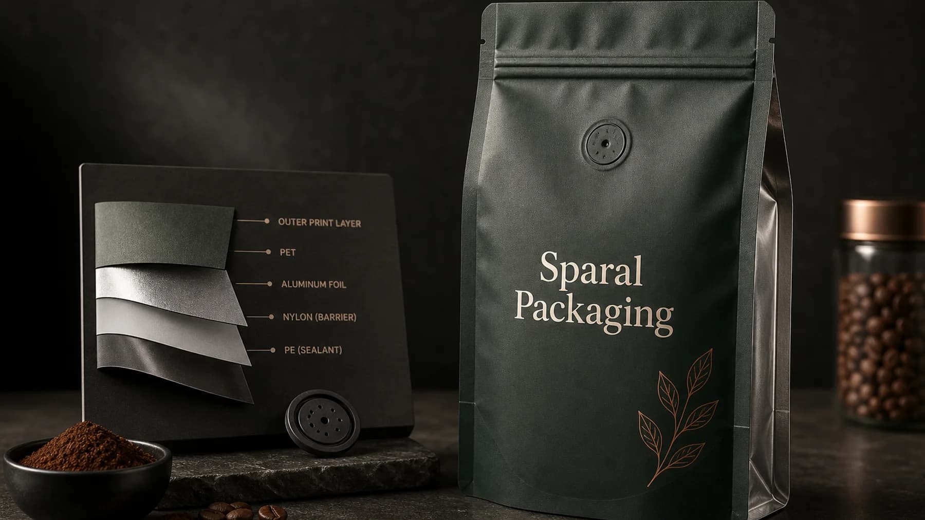 High-barrier pouch material comparison by Sparal Packaging