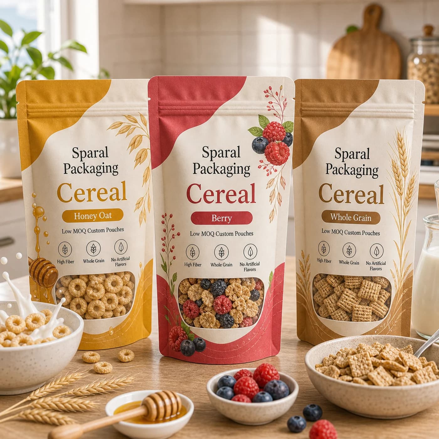 Cereal pouch packaging opportunity by Sparal Packaging