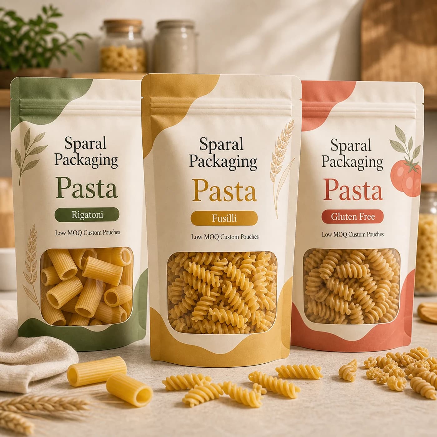 Pasta pouch packaging opportunity by Sparal Packaging