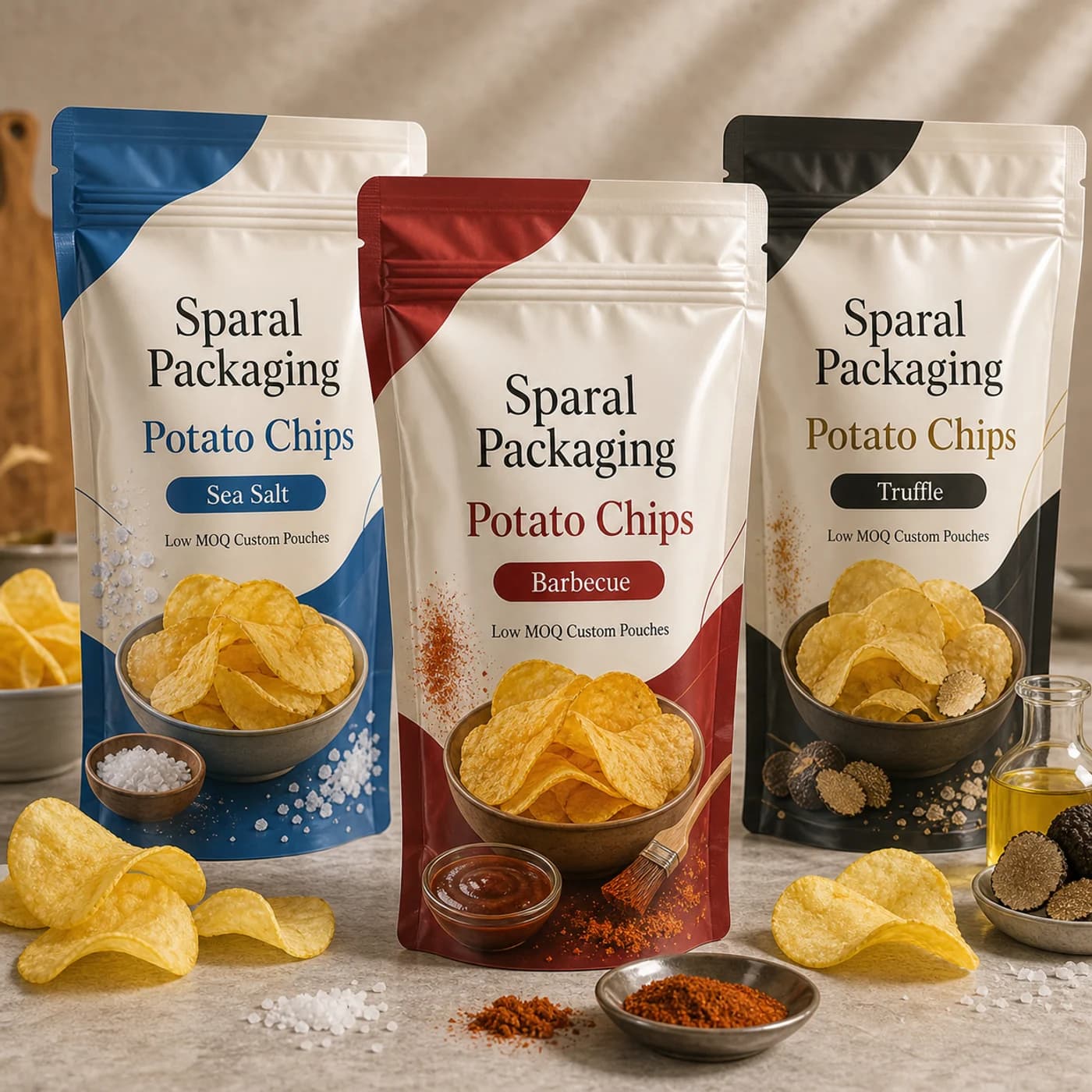 Potato chips pouch packaging opportunity by Sparal Packaging